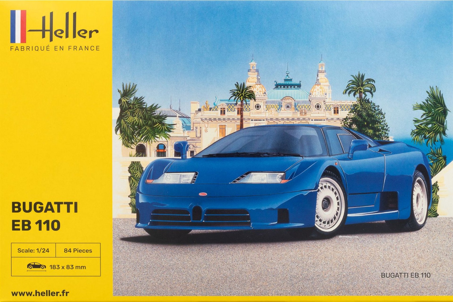 Heller HE80738 Bugatti EB 110, model kit