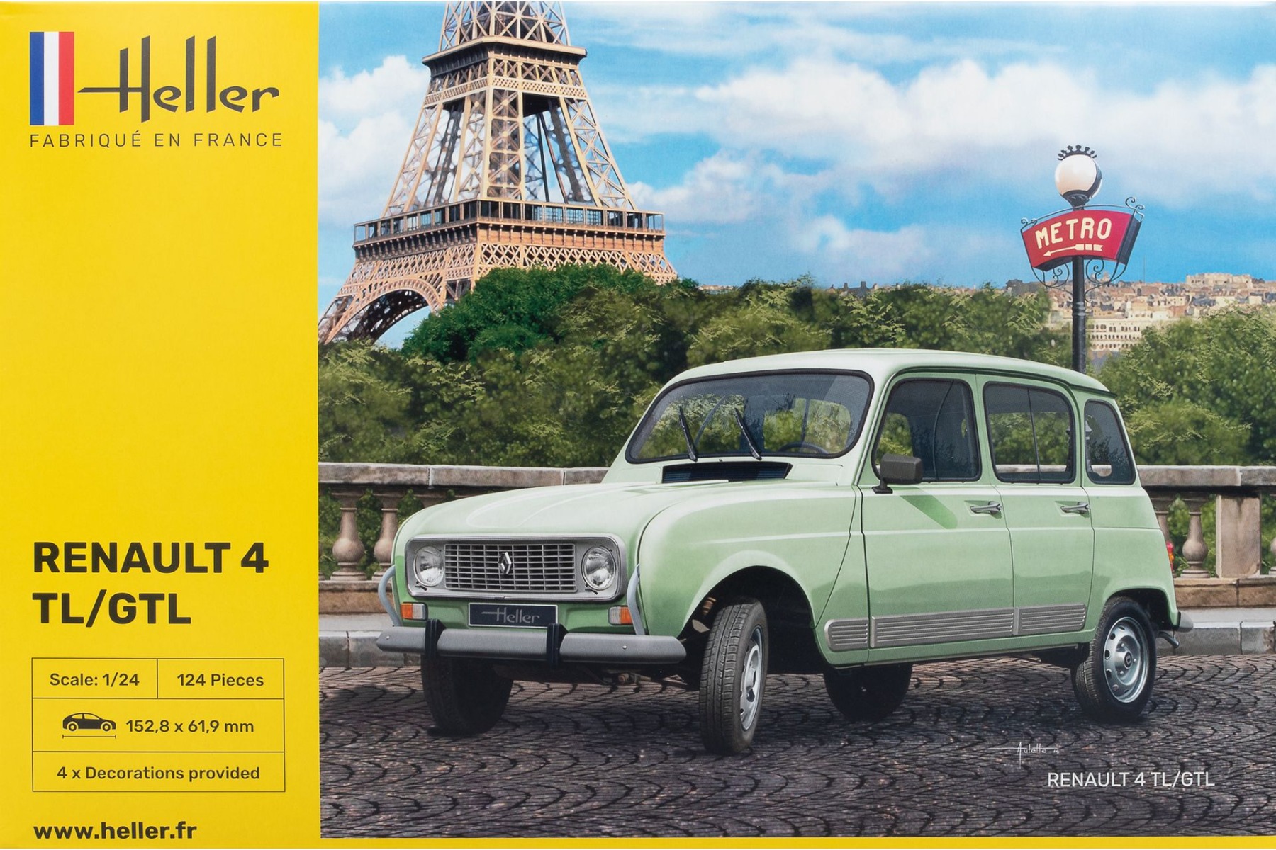 Heller HE80759 Renault 4TL/GTL, model kit