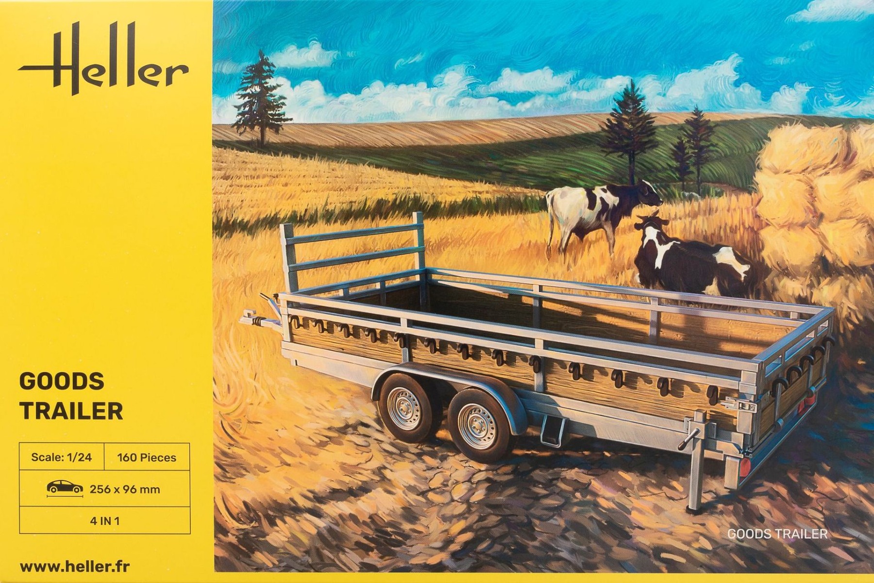 Heller HE80778 Goods Trailer, model kit