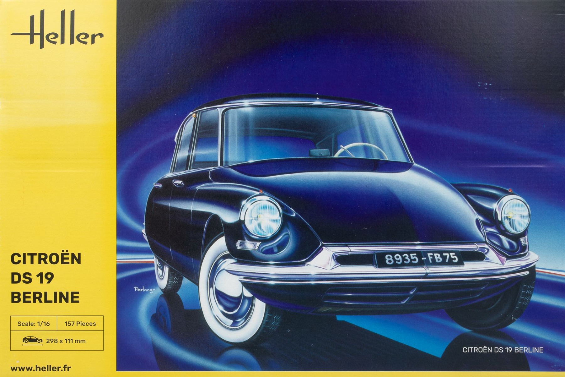 Heller HE80795 Citroën DS 19 Berline, model kit