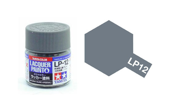 Tamiya TA82112 Lacquer Paint LP-12 /IJN Gray (Kure Arsenal)/ 10ml