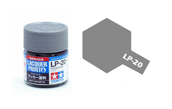 Tamiya TA82120 Lacquer Paint LP-20 /Light Gun Metal/ 10ml