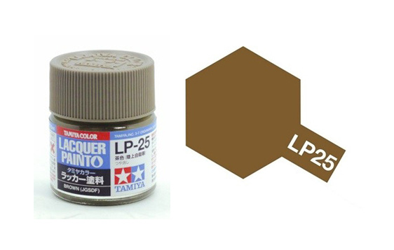 Tamiya TA82125 Lacquer Paint LP-25 /Brown (JGSDF)/ 10ml
