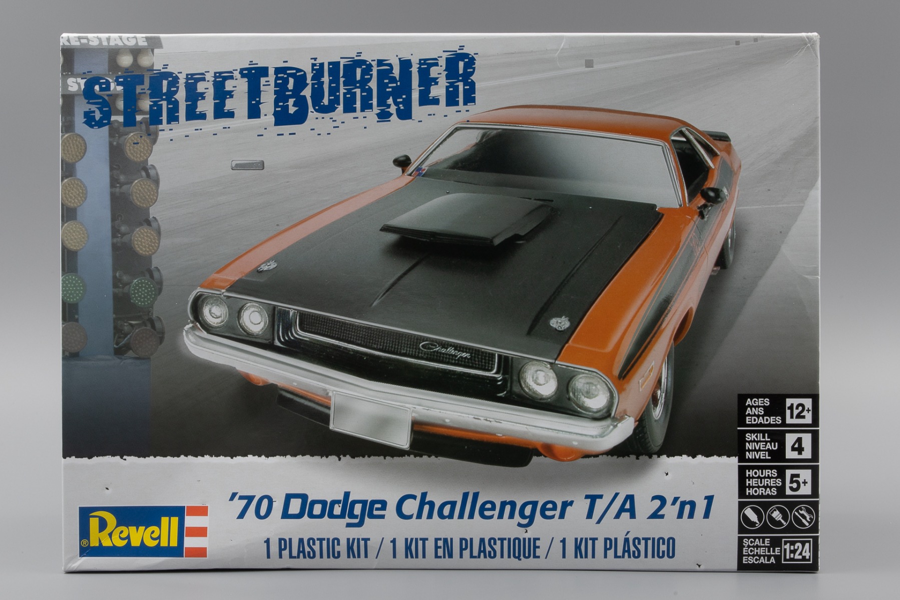 Revell RE12596 / 85-2596 Dodge Challenger T/A 2'n1 Street Burner 1970, model kit