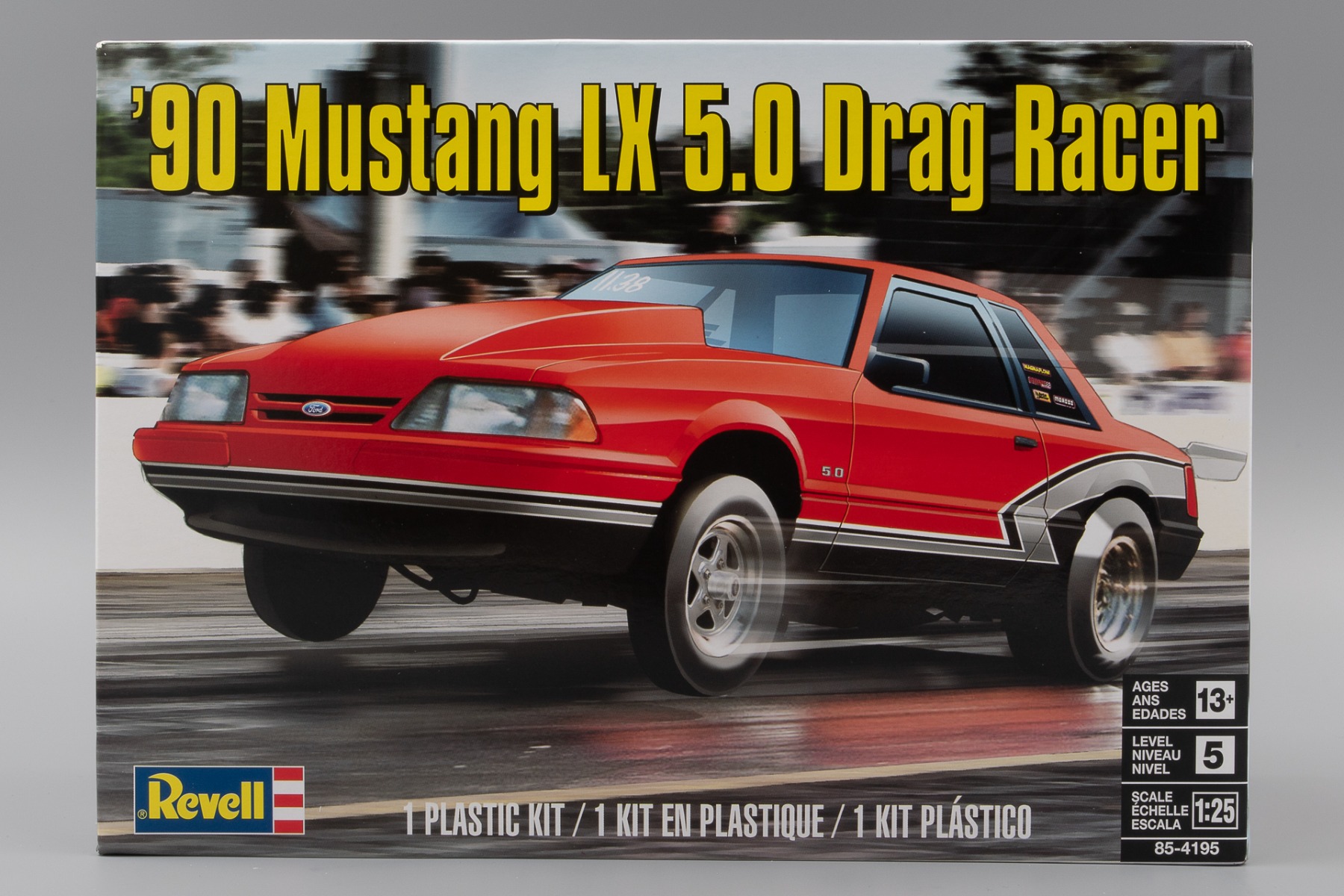 Revell RE14195 / Ford Mustang LX 5.0 Drag Racer, 1990, model kit