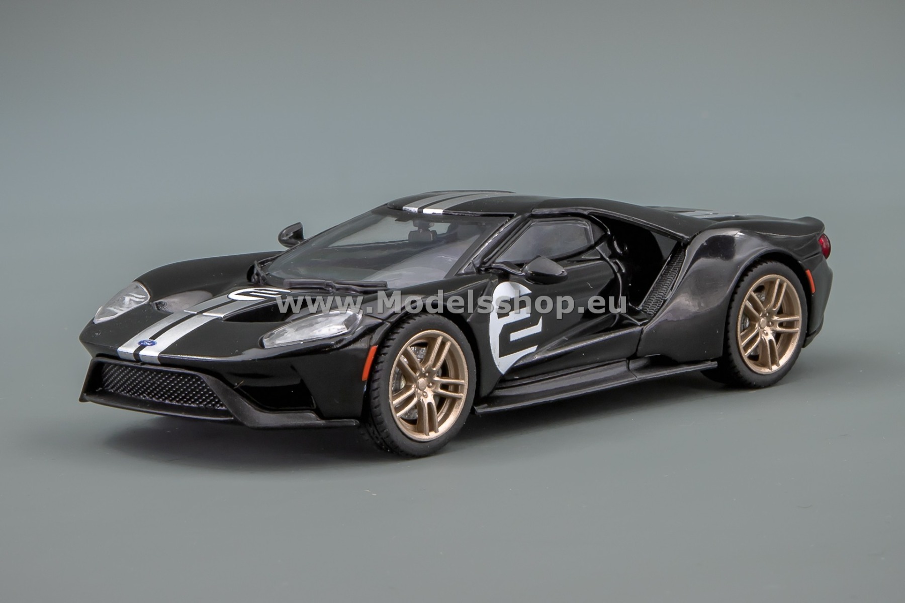 GreenLight GL86178 Barrett-Jackson - 2017 Ford Gt '66 Heritage Edition No.2 'First Legally Resold 2017 Ford Gt' (Las Vegas 2019, Lot No.747)