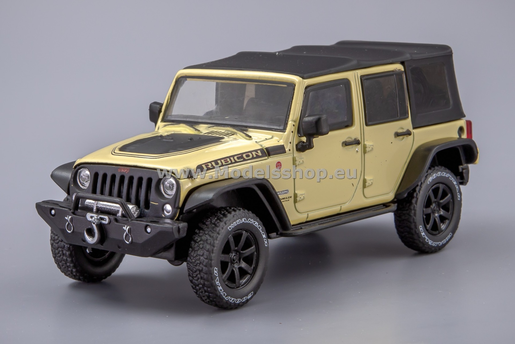 GreenLight GL86188 Jeep Wrangler Unlimited Rubicon Recon, 2018 w. Off-Road Parts, Gobi