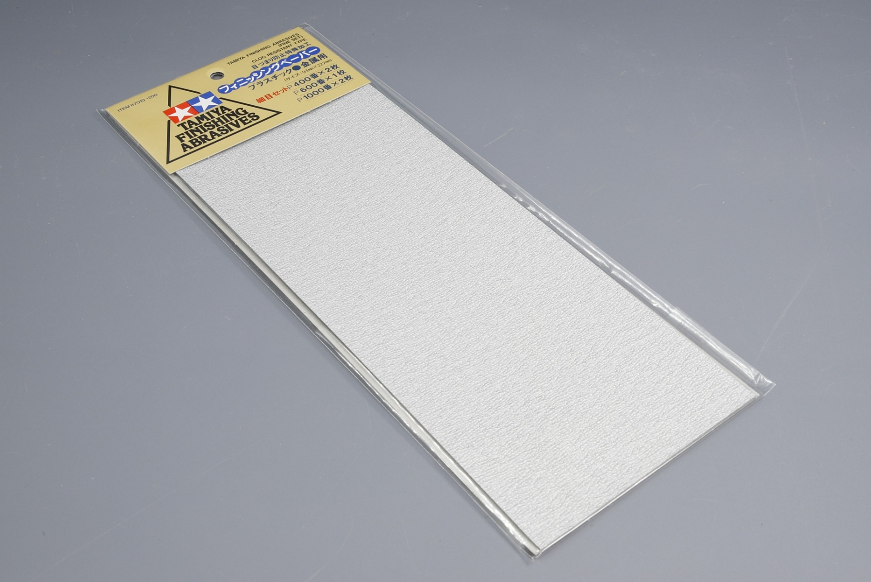 Tamiya TA87010 Finishing Abrasives Fine Set (P400,600,1000)