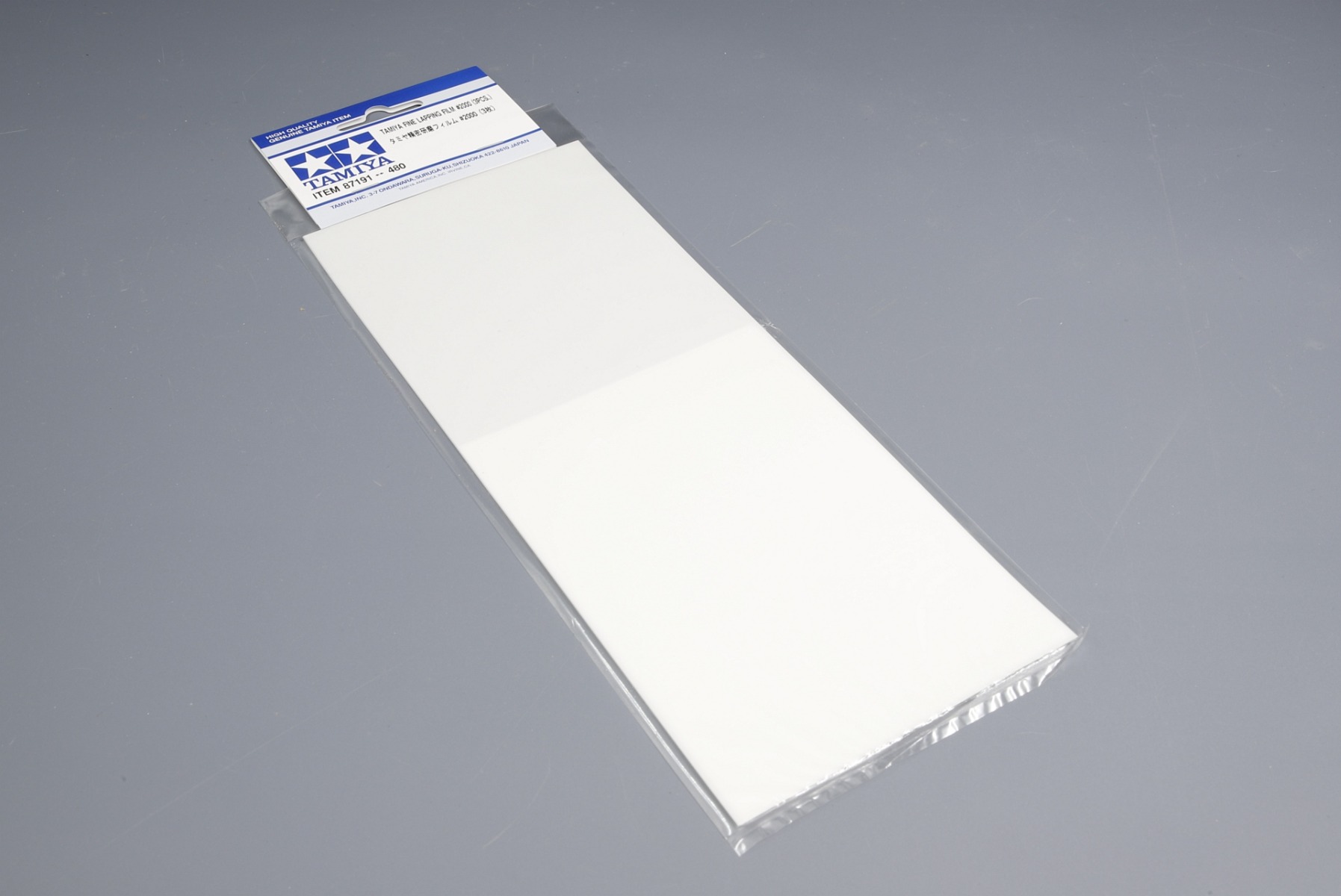 Tamiya TA87191 Fine Lapping Film #2000 93x228mm 3pcs