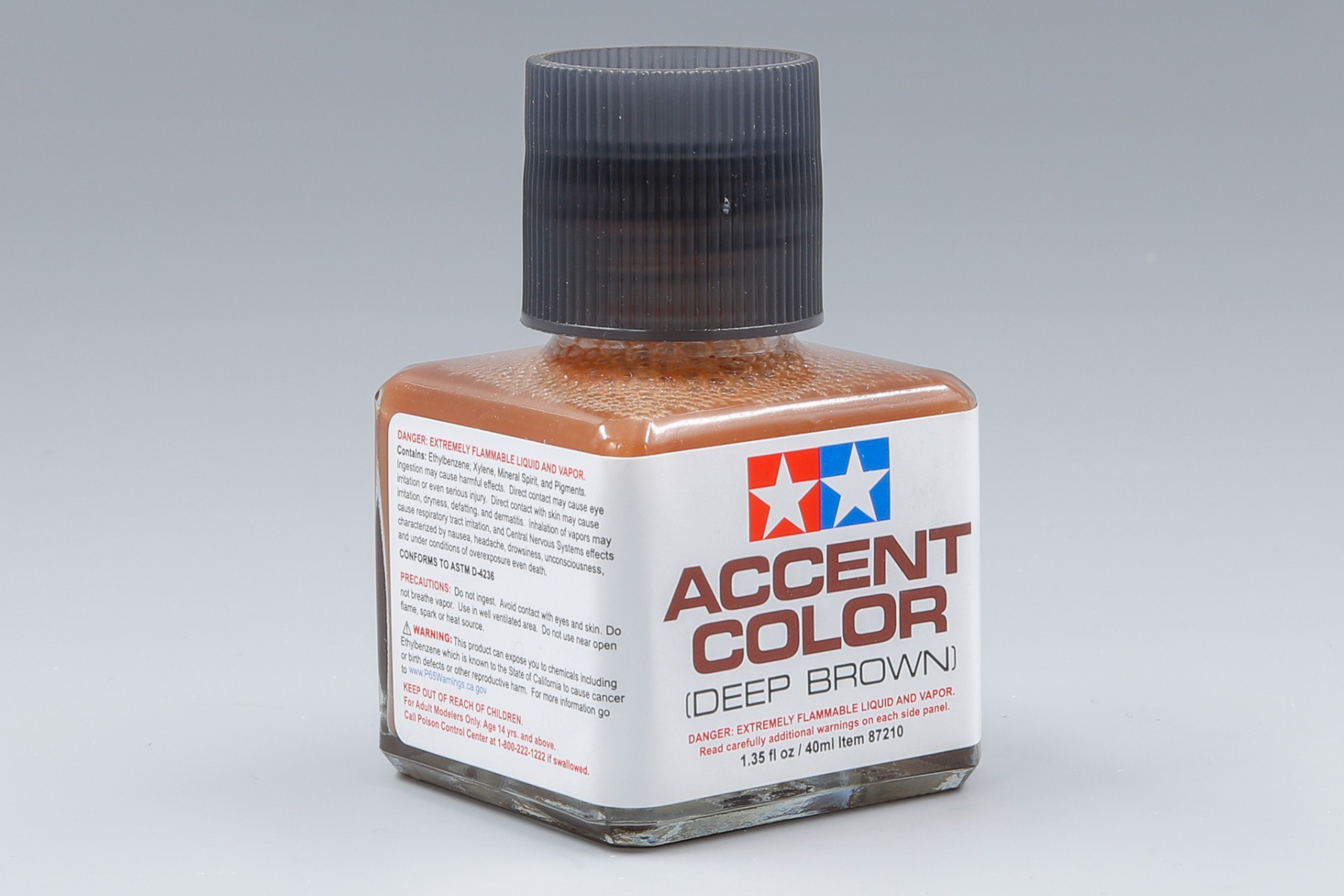 Tamiya TA87210 Accent Color (Deep Brown, enamel, flat t ) - 40ml