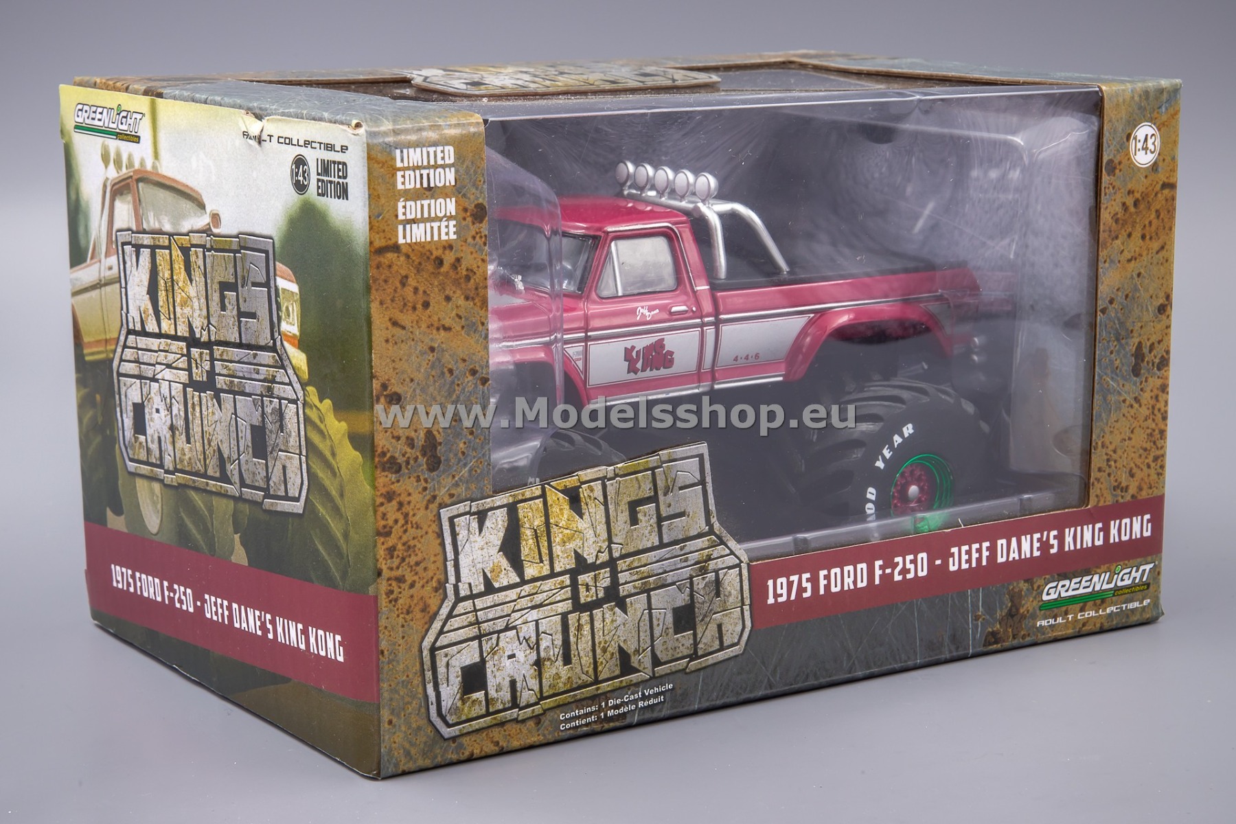 GreenLight GL88032GM Ford F-250, 1975 monster truck with 66