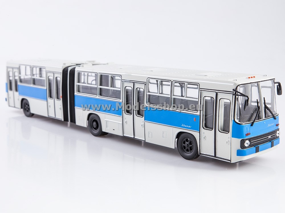 SOV1076 Ikarus-280.64 articulated bus, wide doors /white - blue/
