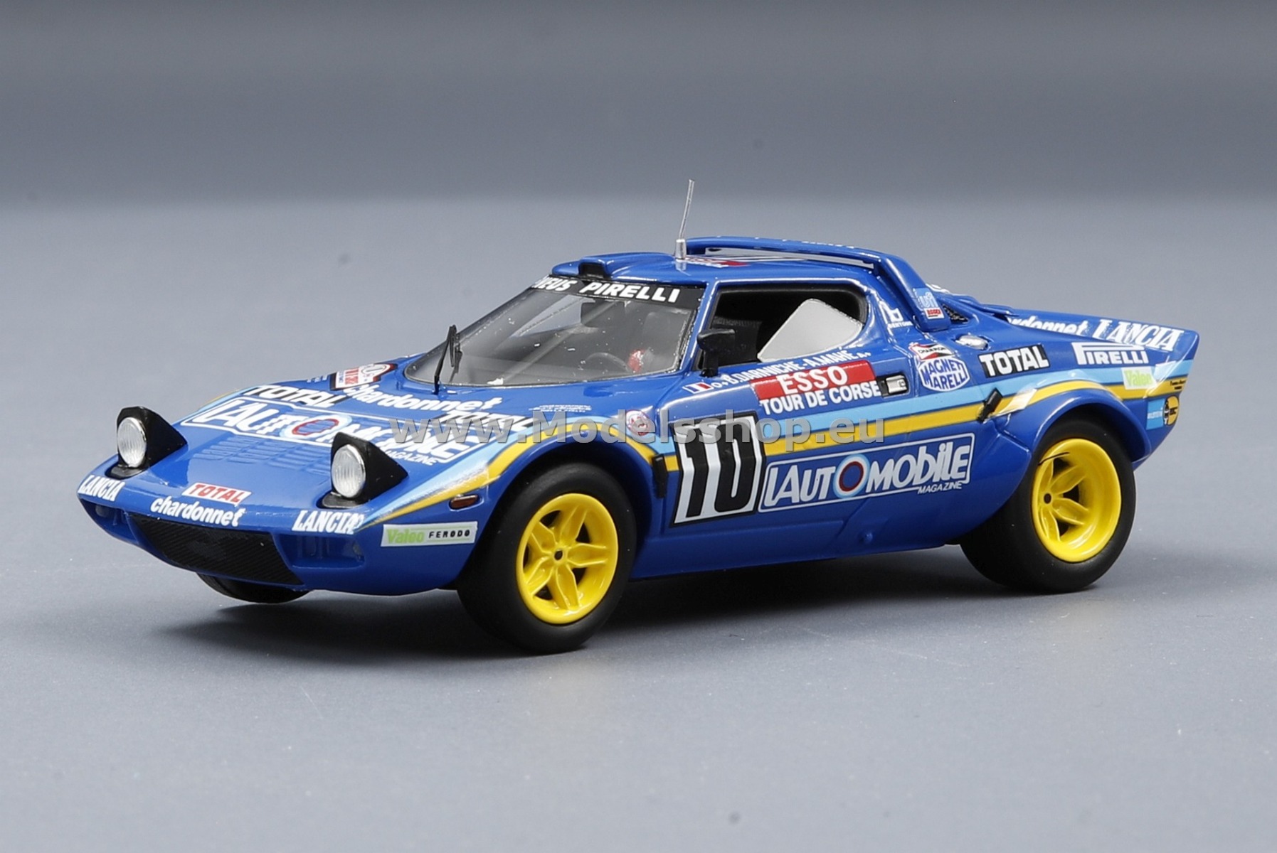 Spark S9099 Lancia Stratos HF No.10 Winner Tour de Corse Rallye de France 1981 B. Darniche - A. Mahé