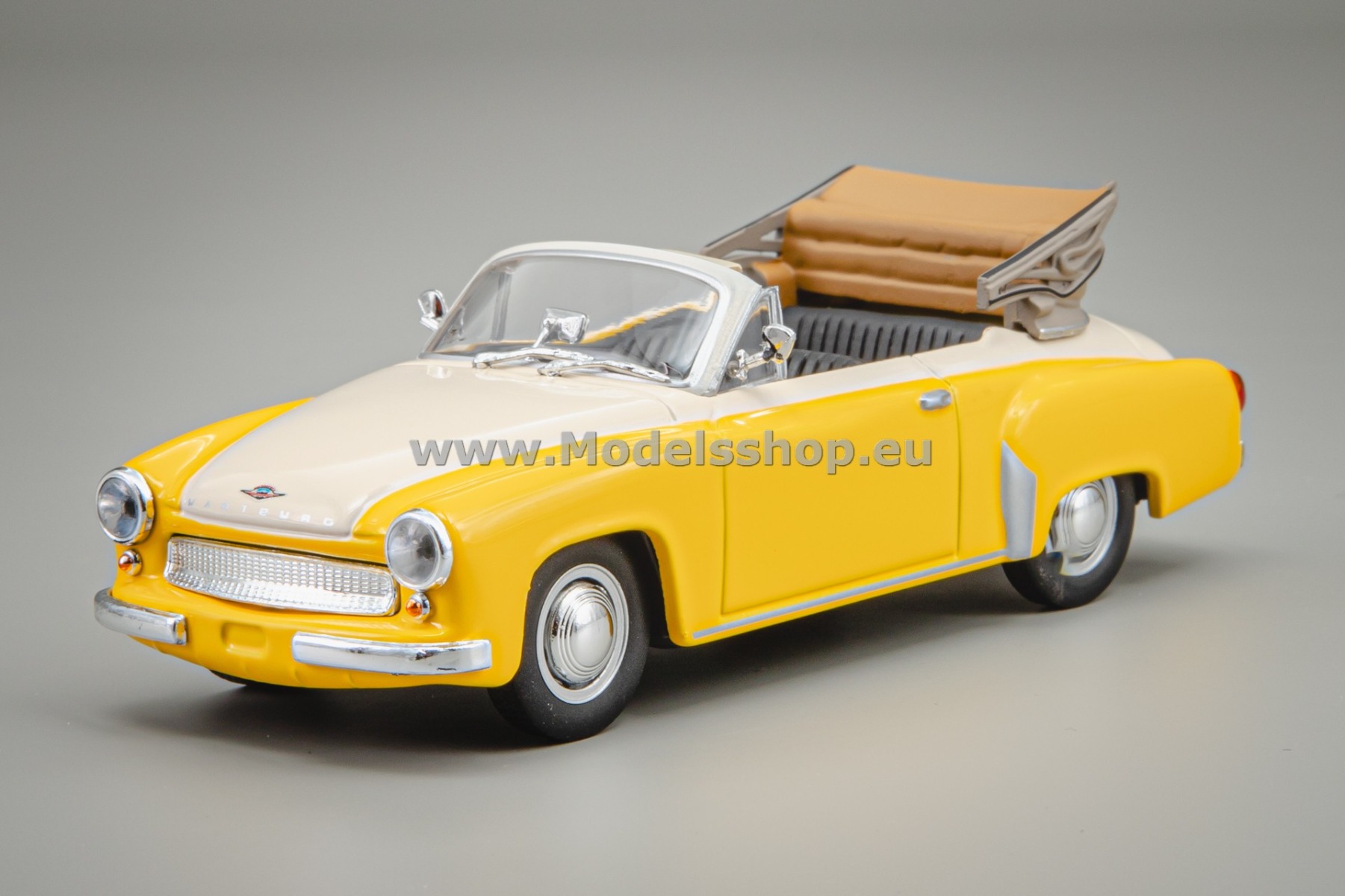 Maxichamps 940015931 Wartburg 311 Convertible, 1958 /yellow - white/