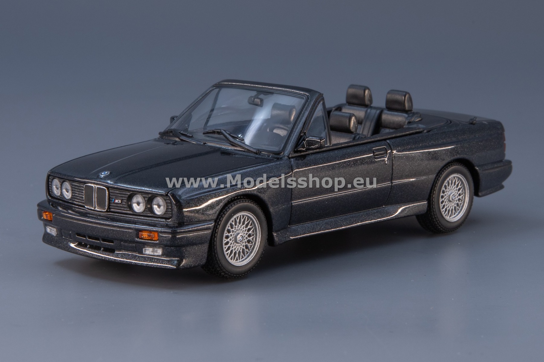 Maxichamps 940020334 BMW M3 E30 Cabriolet, 1988 /black metallic/