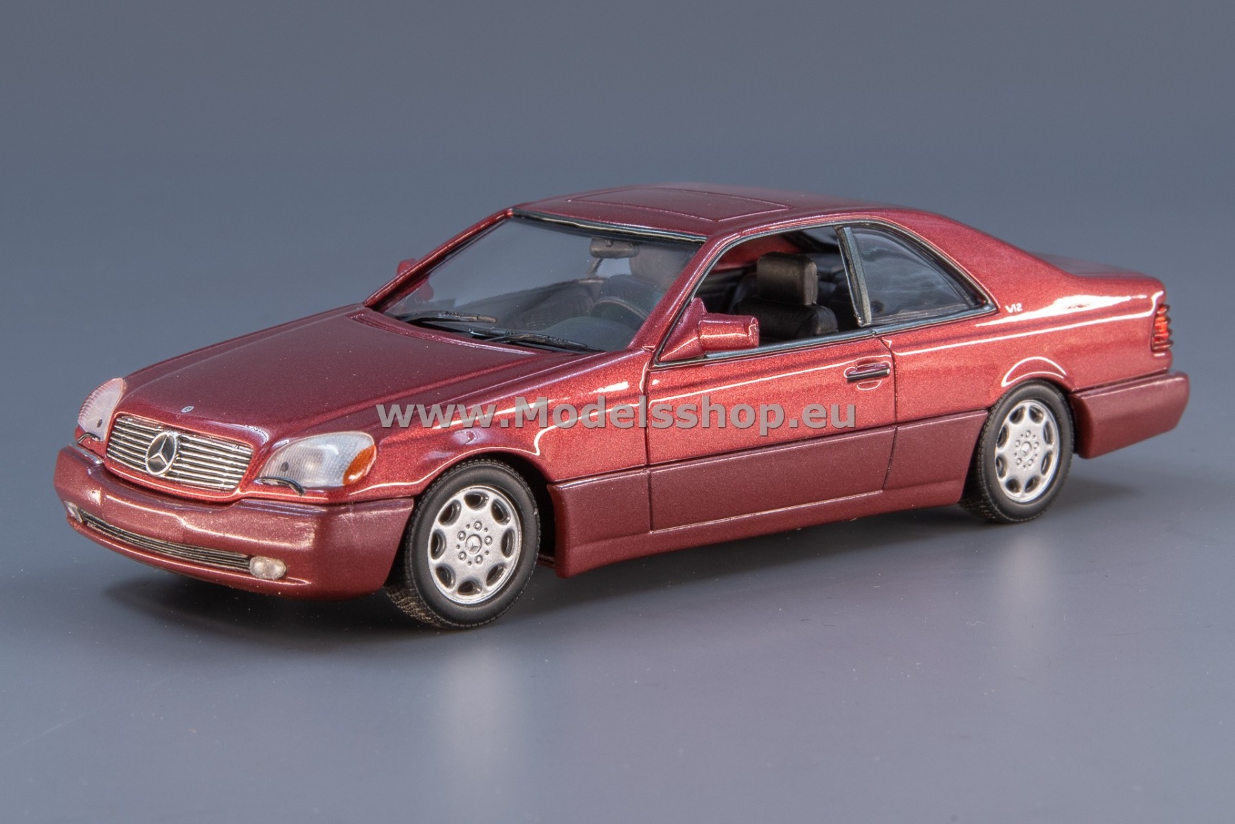 Maxichamps 940032601 Mercedes-Benz 600SEC (C140), 1992 /red metallic/