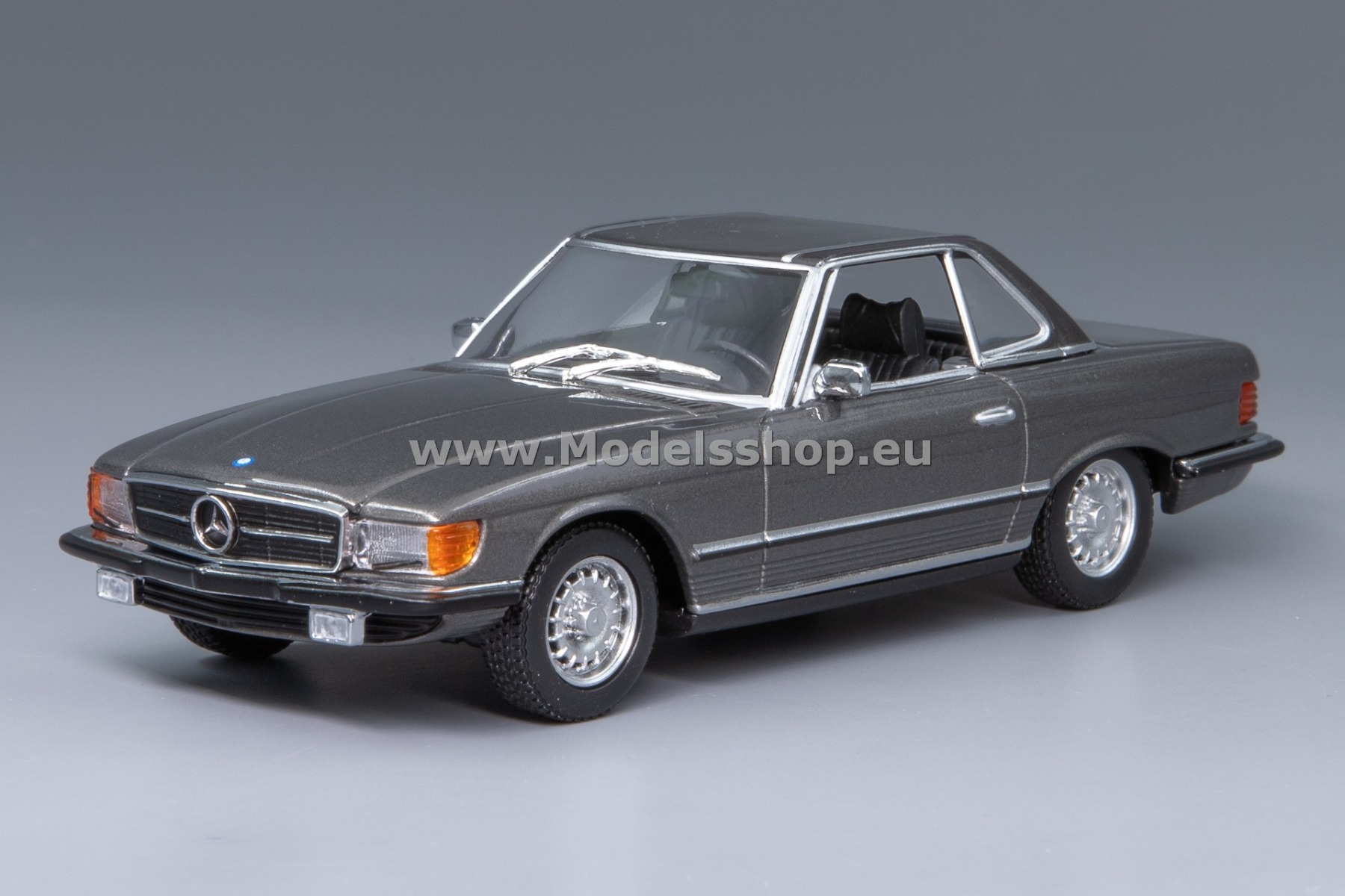 Maxichamps 940033451 Mercedes-Benz 350 SL Cabriolet Hardtop (R107), 1974 /grey metallic/