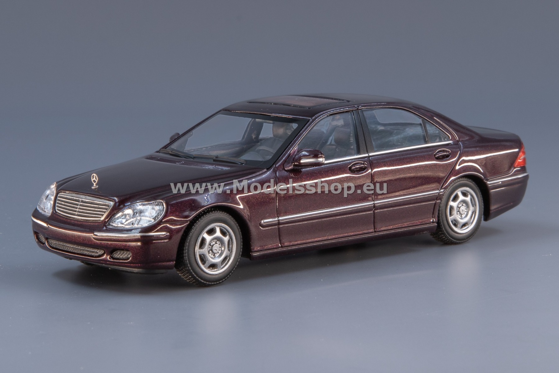 Maxichamps 940036200 Mercedes-Benz S-Class (W220), 1998 /dark red metallic/