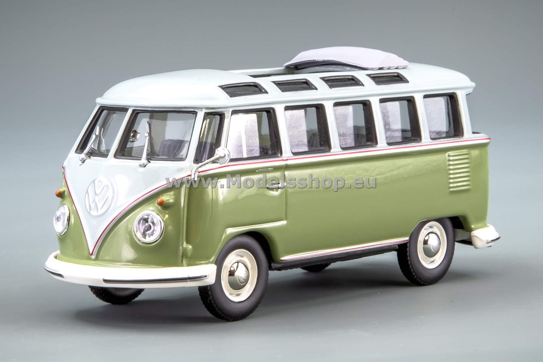 Maxichamps 940052300 VW / Volkswagen T1 Samba Bus, 1961 /green - grey/