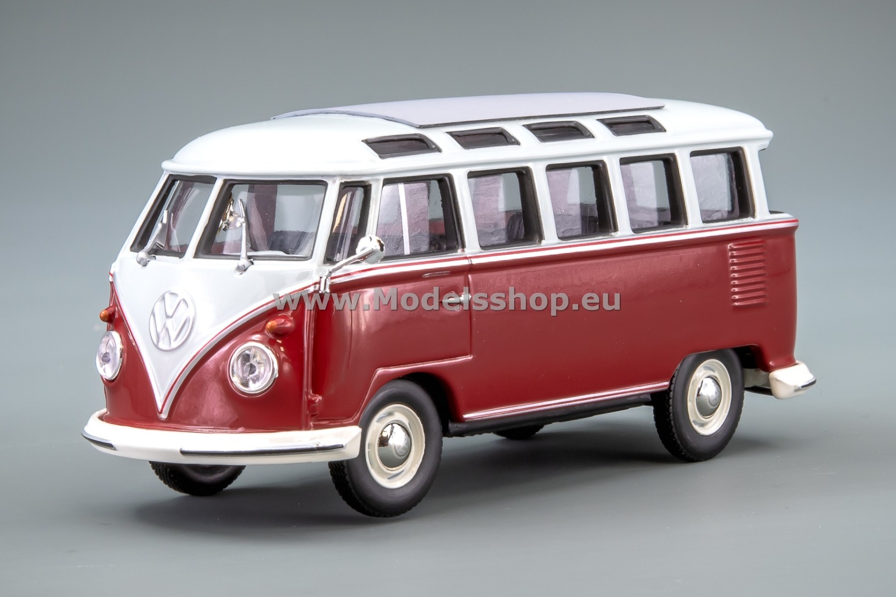 Maxichamps 940052301 VW / Volkswagen T1 Samba Bus, 1961 /Red - Grey/