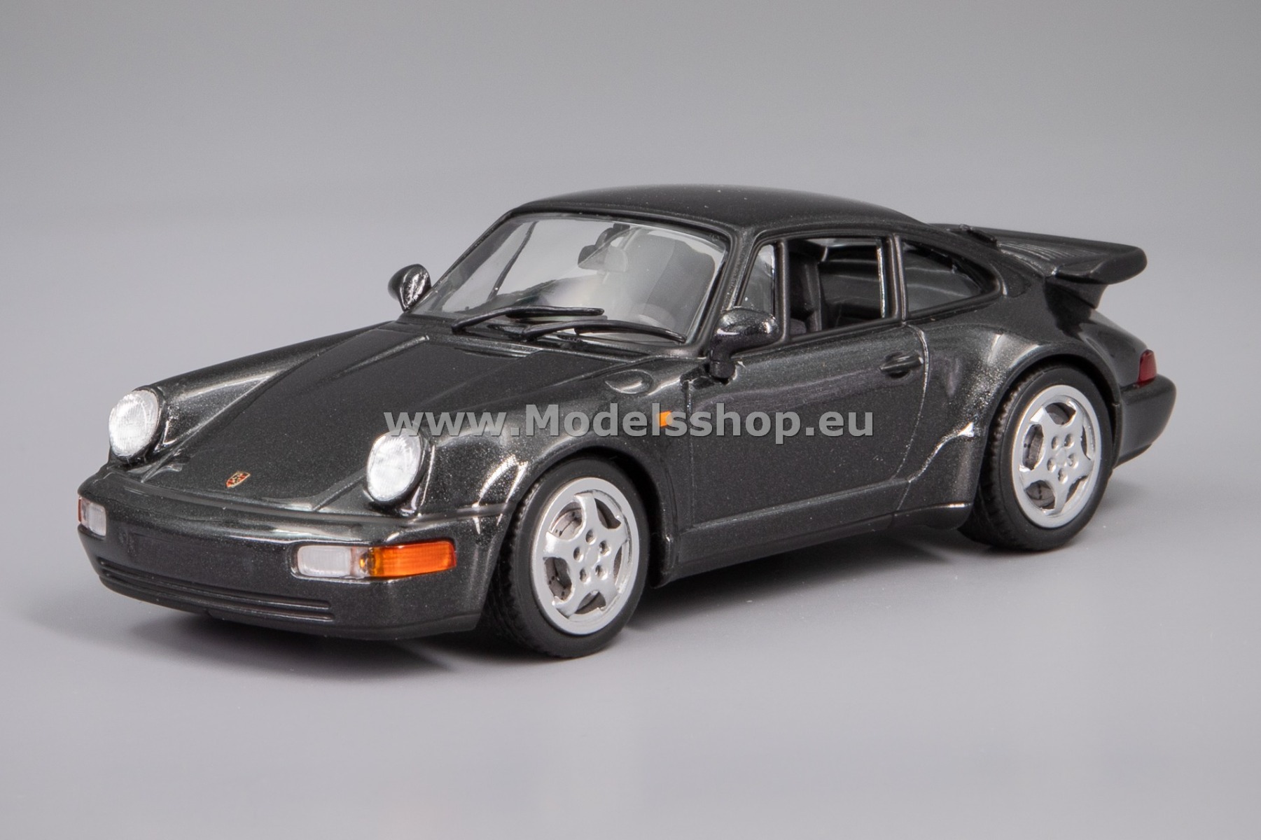Maxichamps 940069106 Porsche 911 (964) Turbo, 1990 /black pearl/