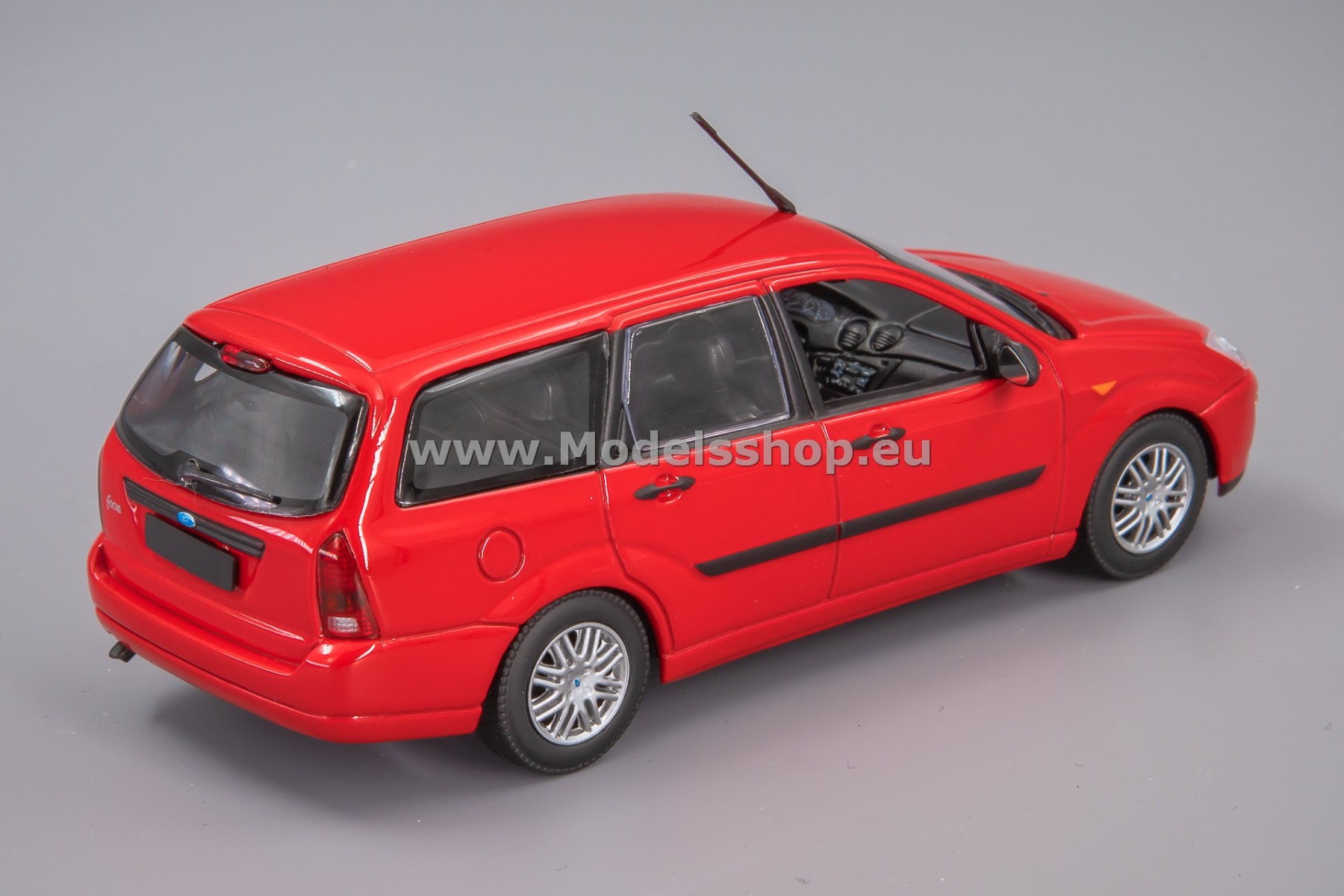 Miniature Ford Focus Break 1998 Rouge - Échelle 1:43, MaxiChamps, Métal, Neuf En Boîte