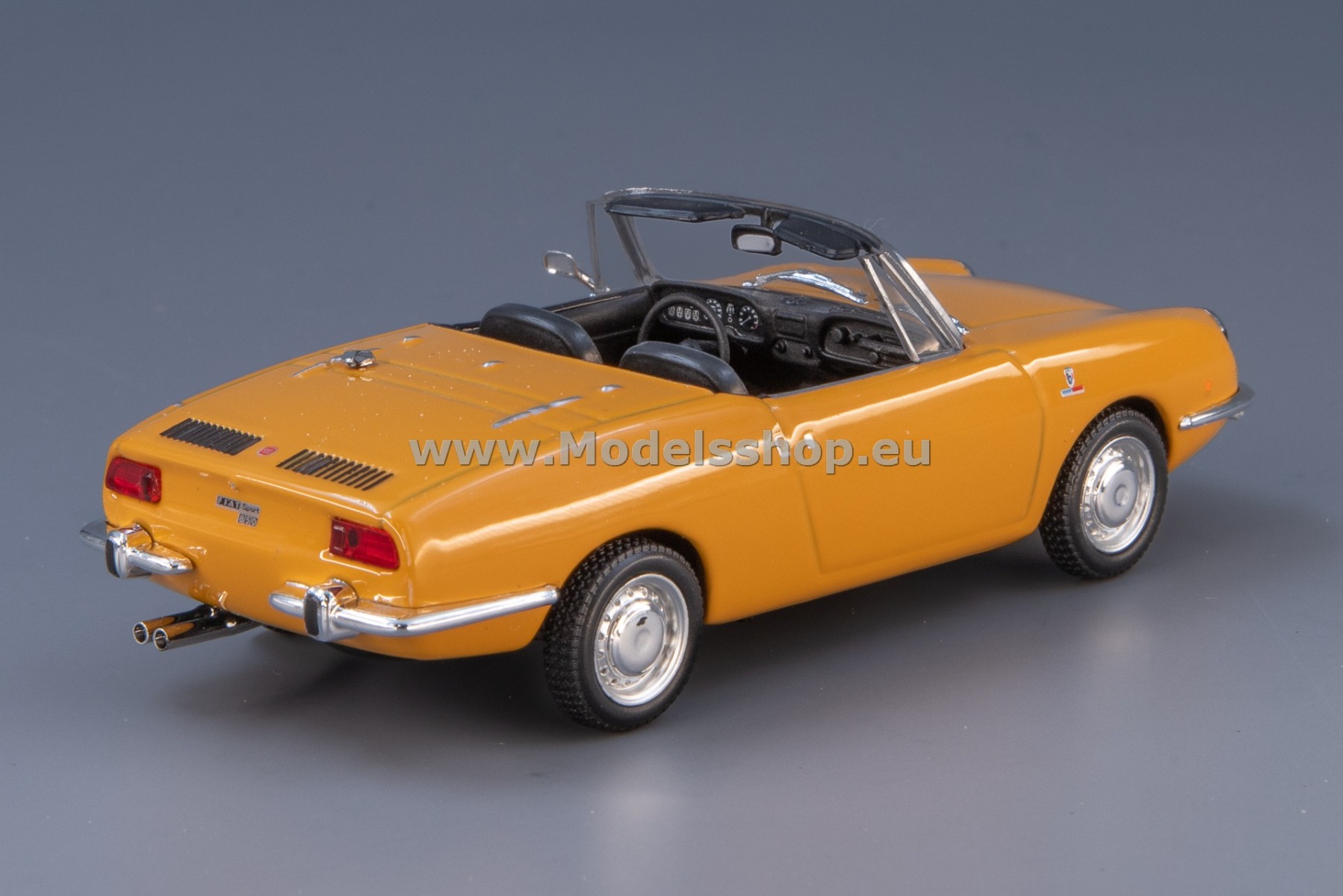 Maxichamps 940121230 Fiat 850 Sport Spider, 1968 /yellow/