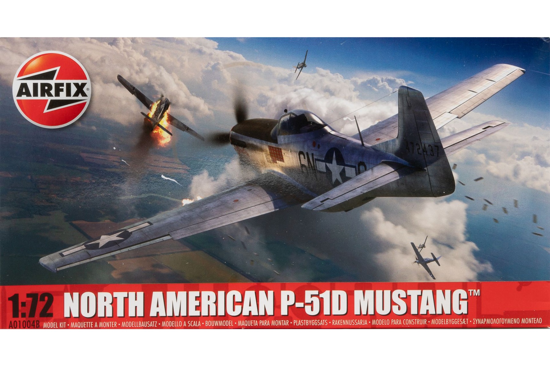 Airfix A01004B North American P-51D Mustang, model kit