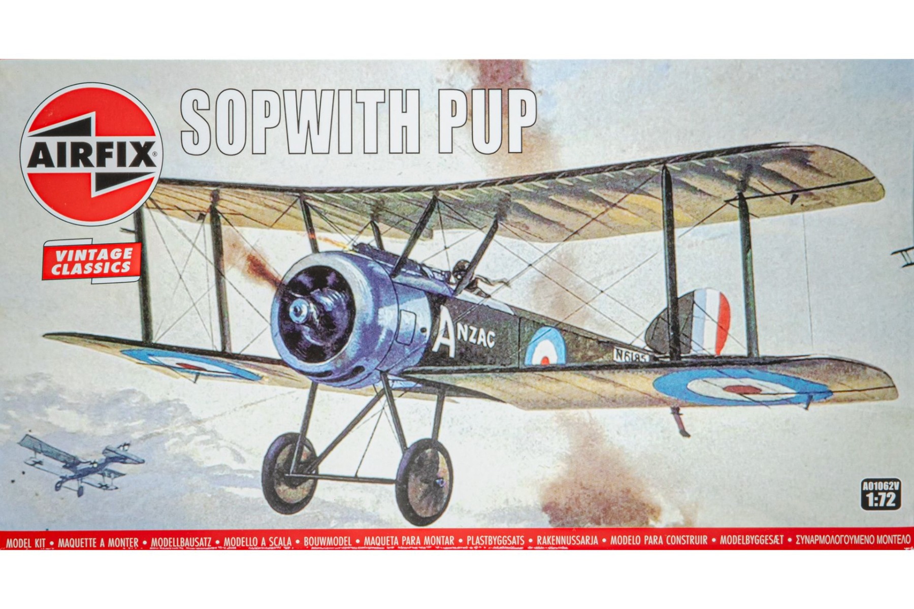 Airfix A01062V Sopwith Pup, Vintage Classics, model kit