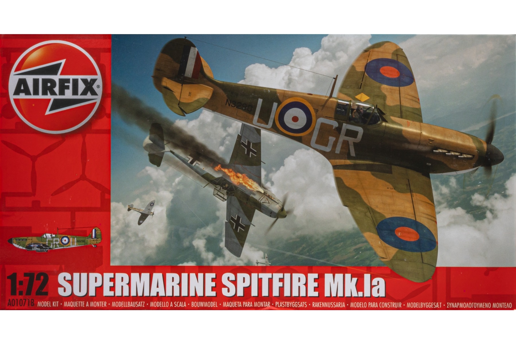 Airfix A01071B Supermarine Spitfire Mk.Ia, model kit