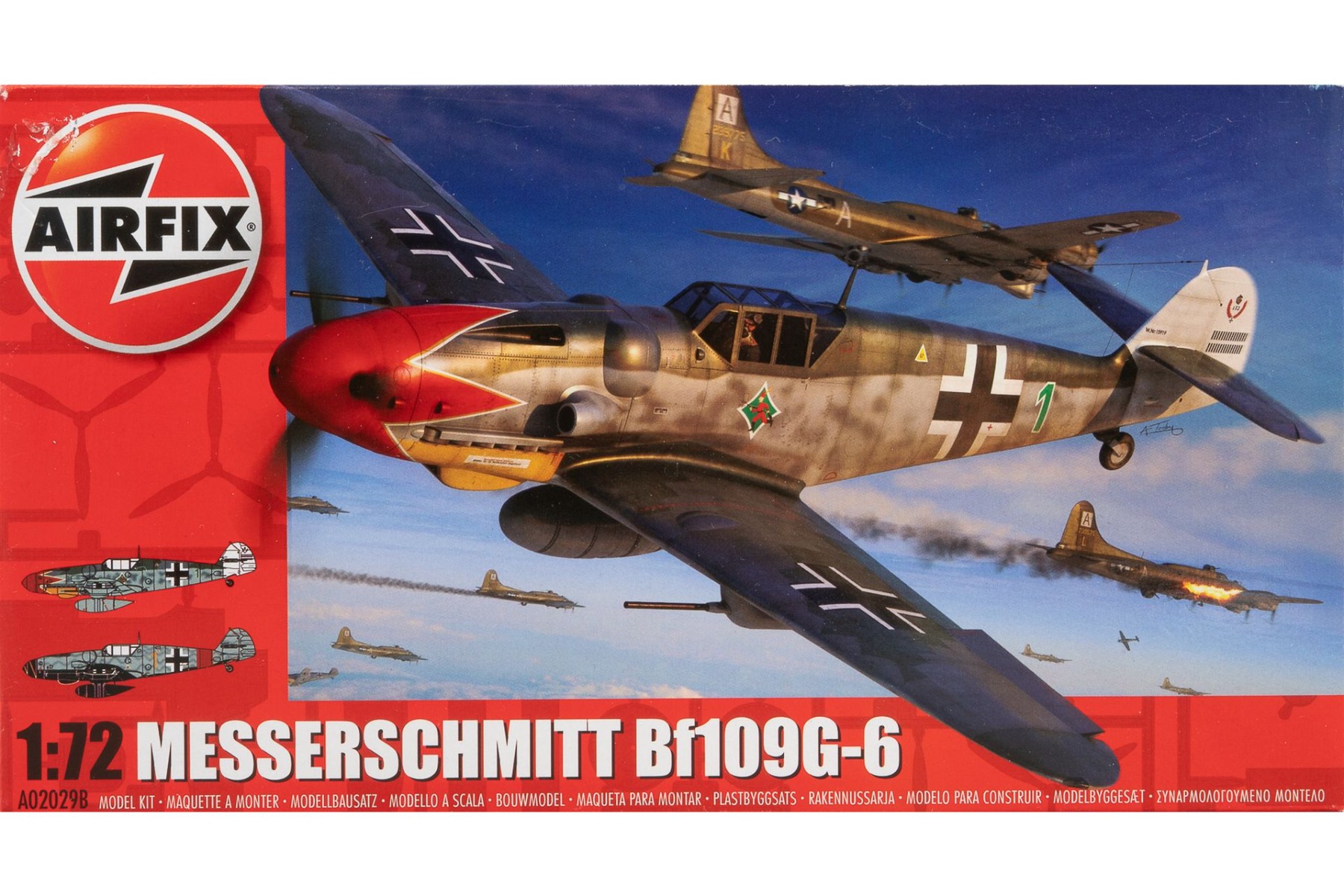 Airfix A02029B Messerschmitt Bf109G-6, model kit