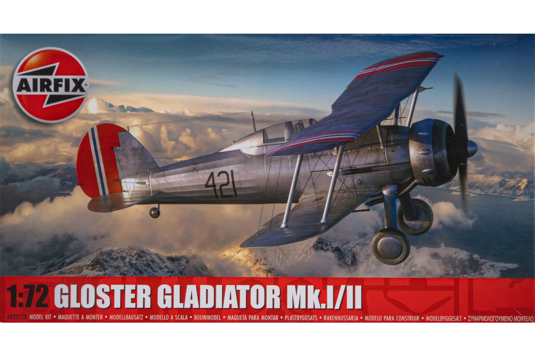 Airfix A02052B Gloster Gladiator Mk.I/Mk.II, model kit