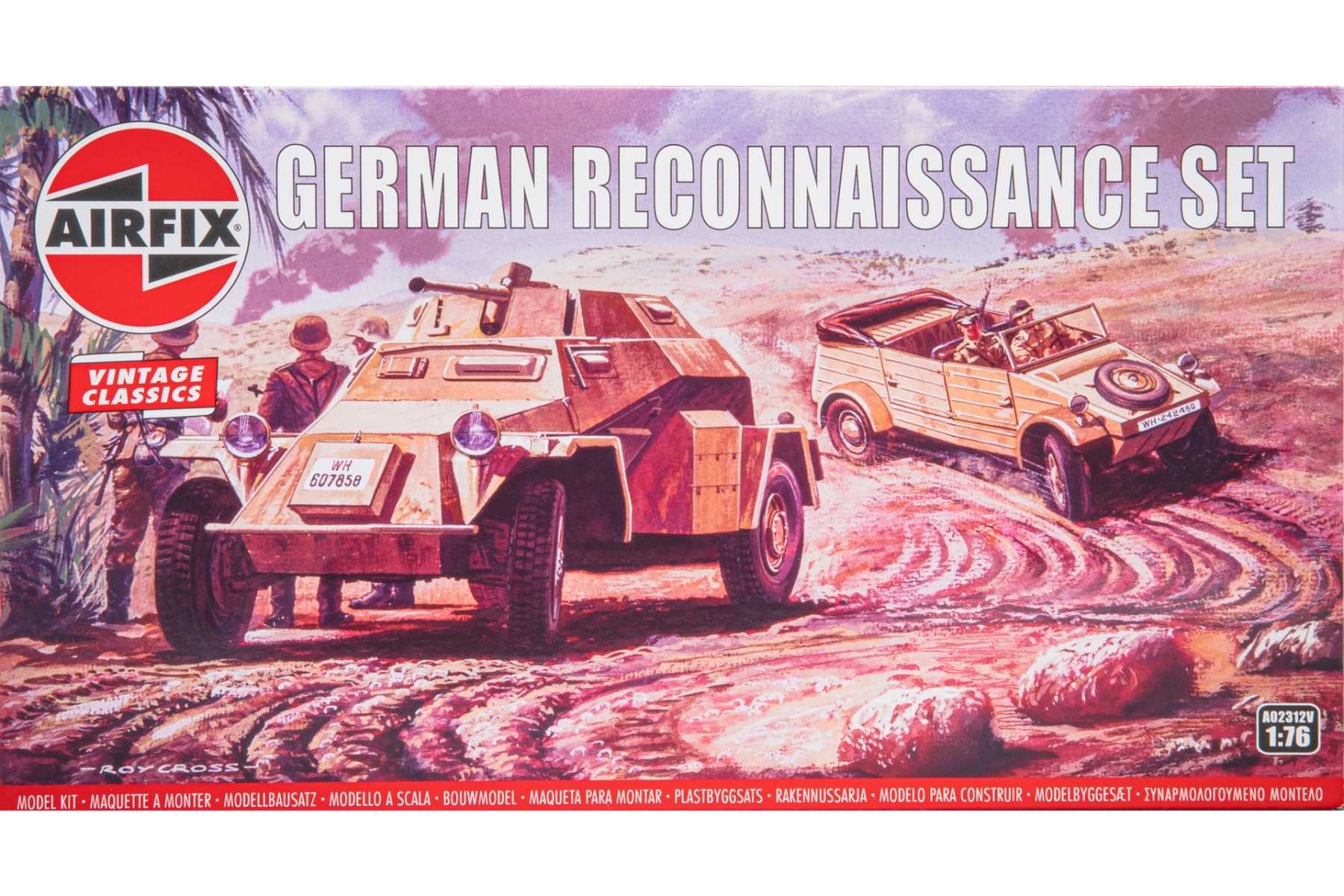 Airfix A02312V German Reconnaissance Set (Vintage Classics), model kit