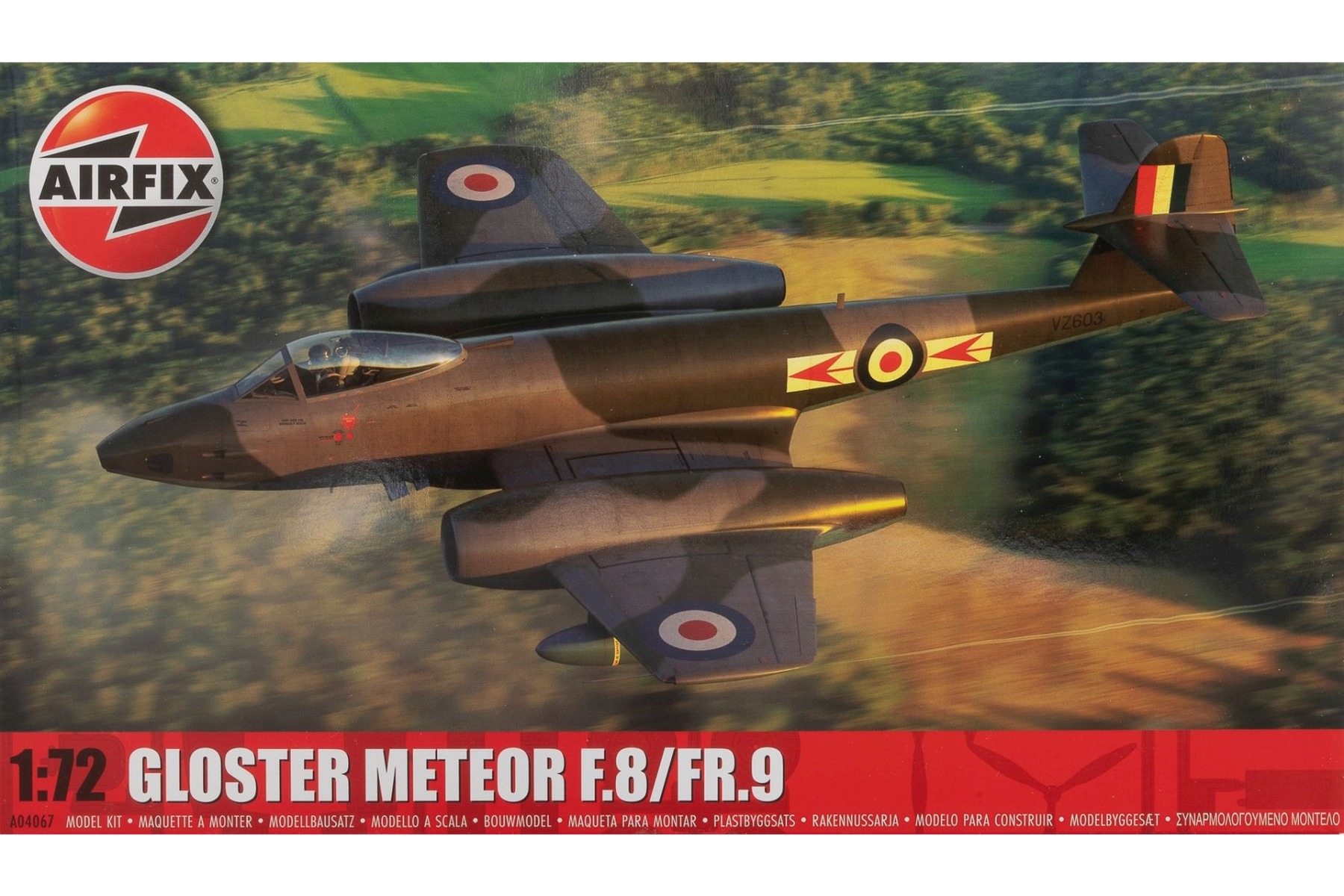 Airfix A04067 Gloster Meteor F.8/FR.9, model kit