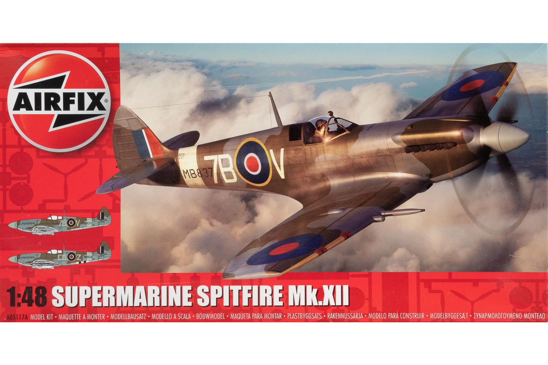 Airfix A05117A Supermarine Spitfire Mk.XII, model kit