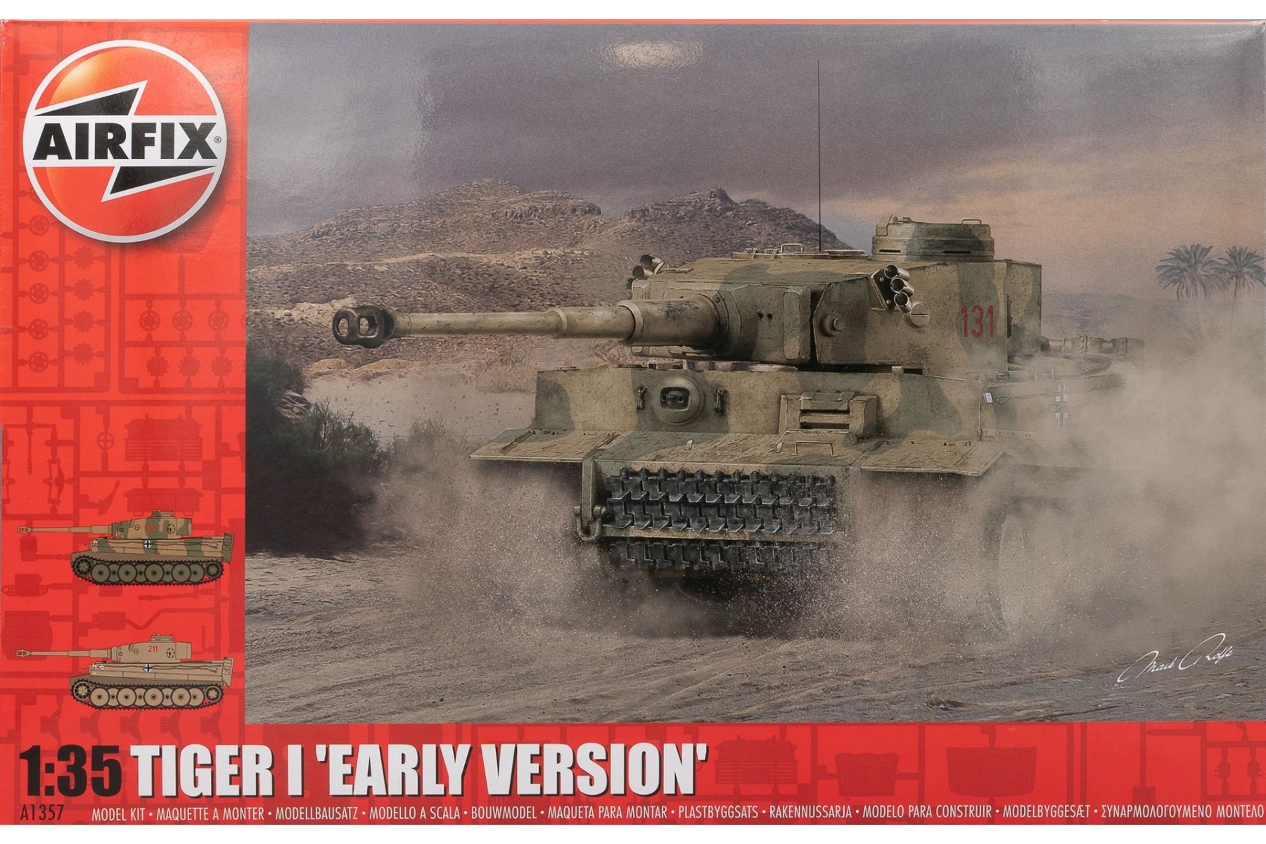 Airfix A1357 Tiger 1 (Early Production Version), model kit