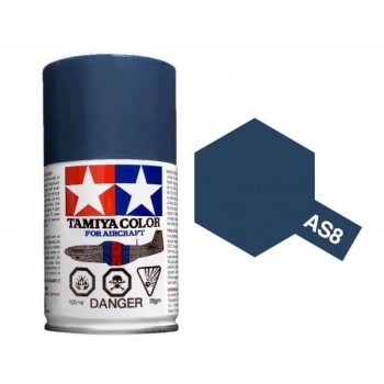 Tamiya TA86508 AS-8 Navy Blue(US Navy) paint 100ml spray