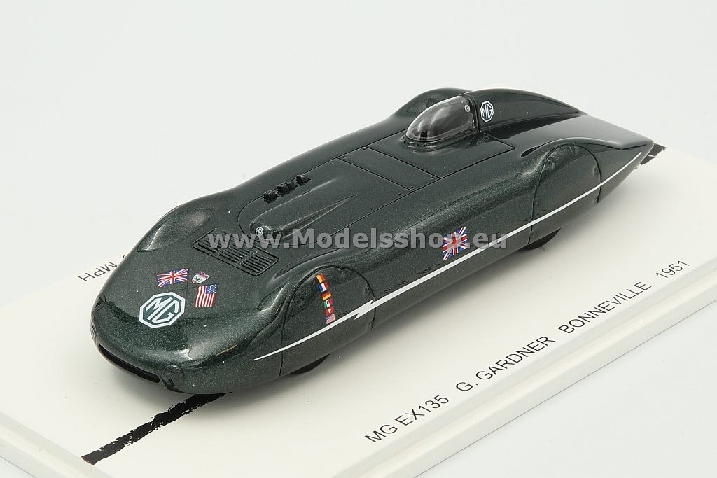 MG EX135 Bonneville 1951 Class F Records Up To 137.40 MPH A. T. Goldie Gardner