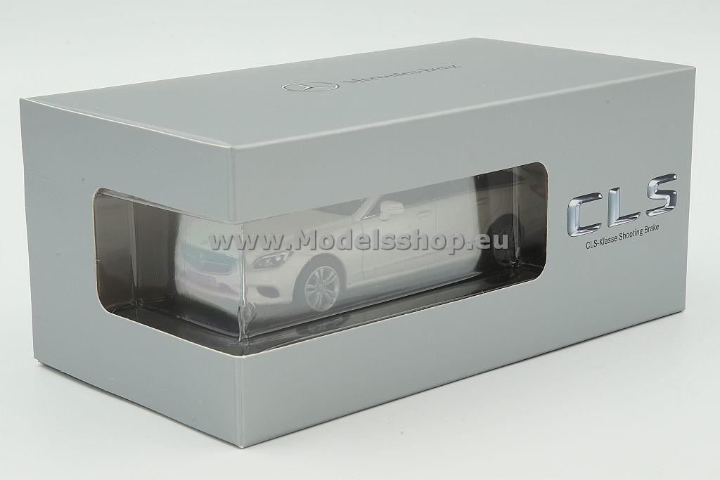 Modellino Mercedes Benz CLS 63 AMG Shooting Brake – 1/64 Scala, Diecast Argento, Boss Machine - Foto 4