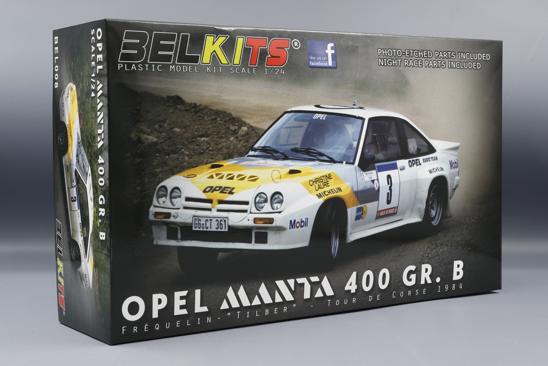 BelKits 008 1/24 Opel Manta 400 GR. B Tour de Corse 1894