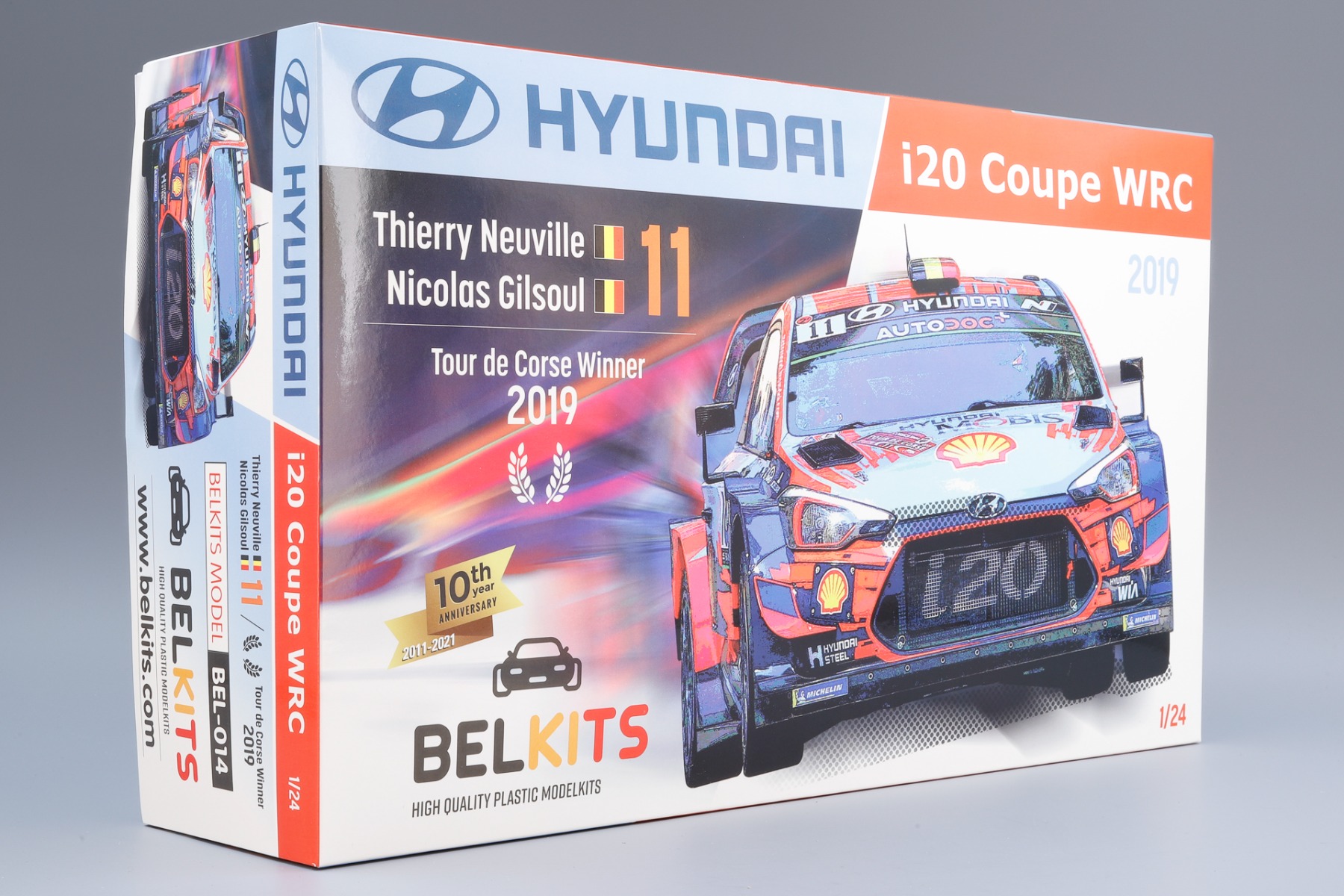 Belkits BEL014 Hyundai i20 Coupe WRC Tour de Corse 2019 winner T