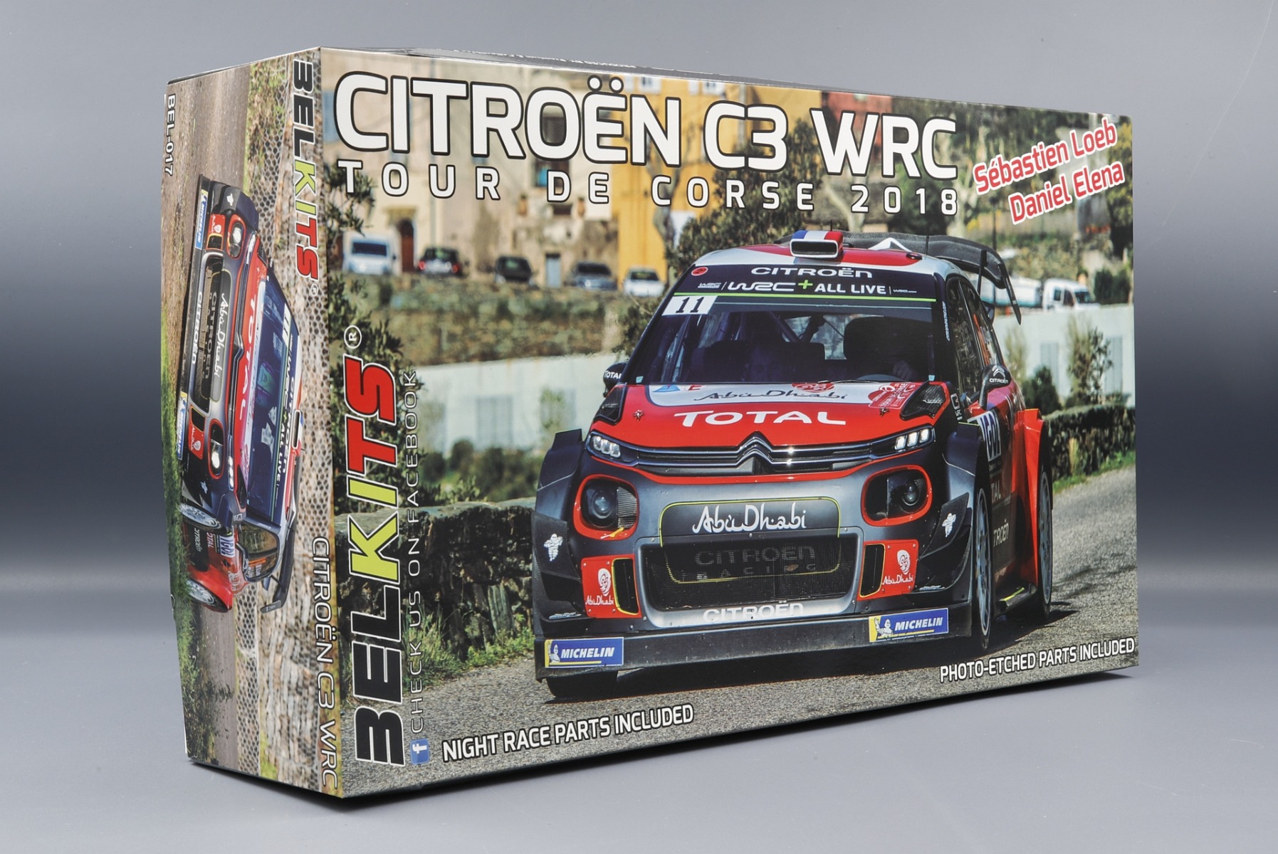 Belkits BEL017 Citroën C3 WRC 2018 Tour de Corse 2018, model kit