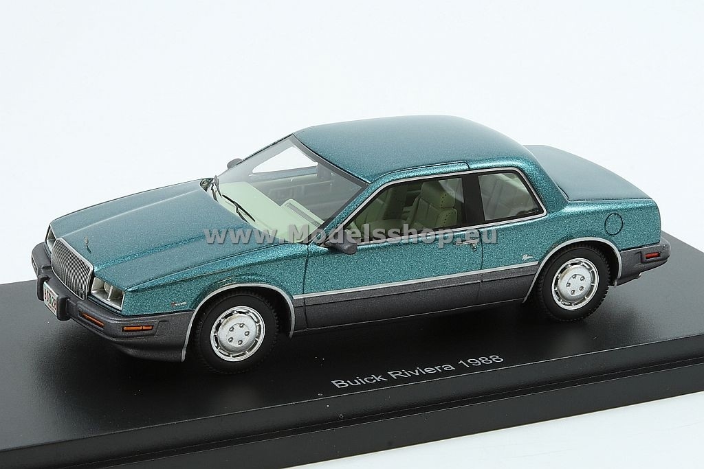 Buick Riviera 88, 1988 /turquoise blue - grey/