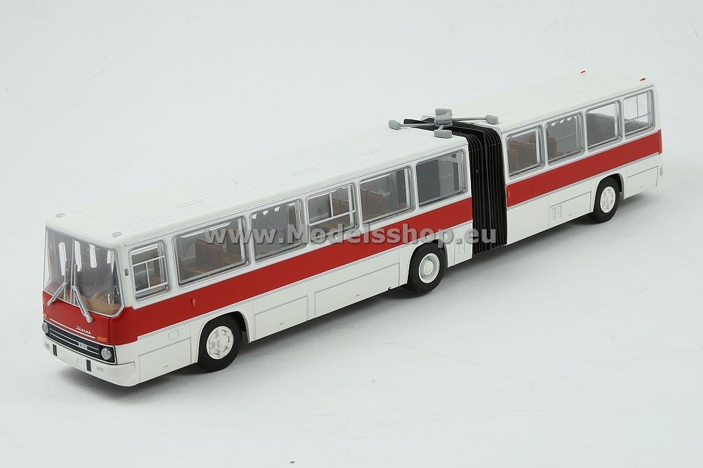 Ikarus-280 articulated city bus /white-red/