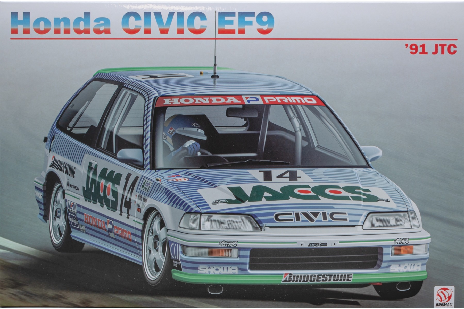 Beemax BEEB24030 Honda Civic EF9 Gr.A 1991 JTC InterTEC, model kit