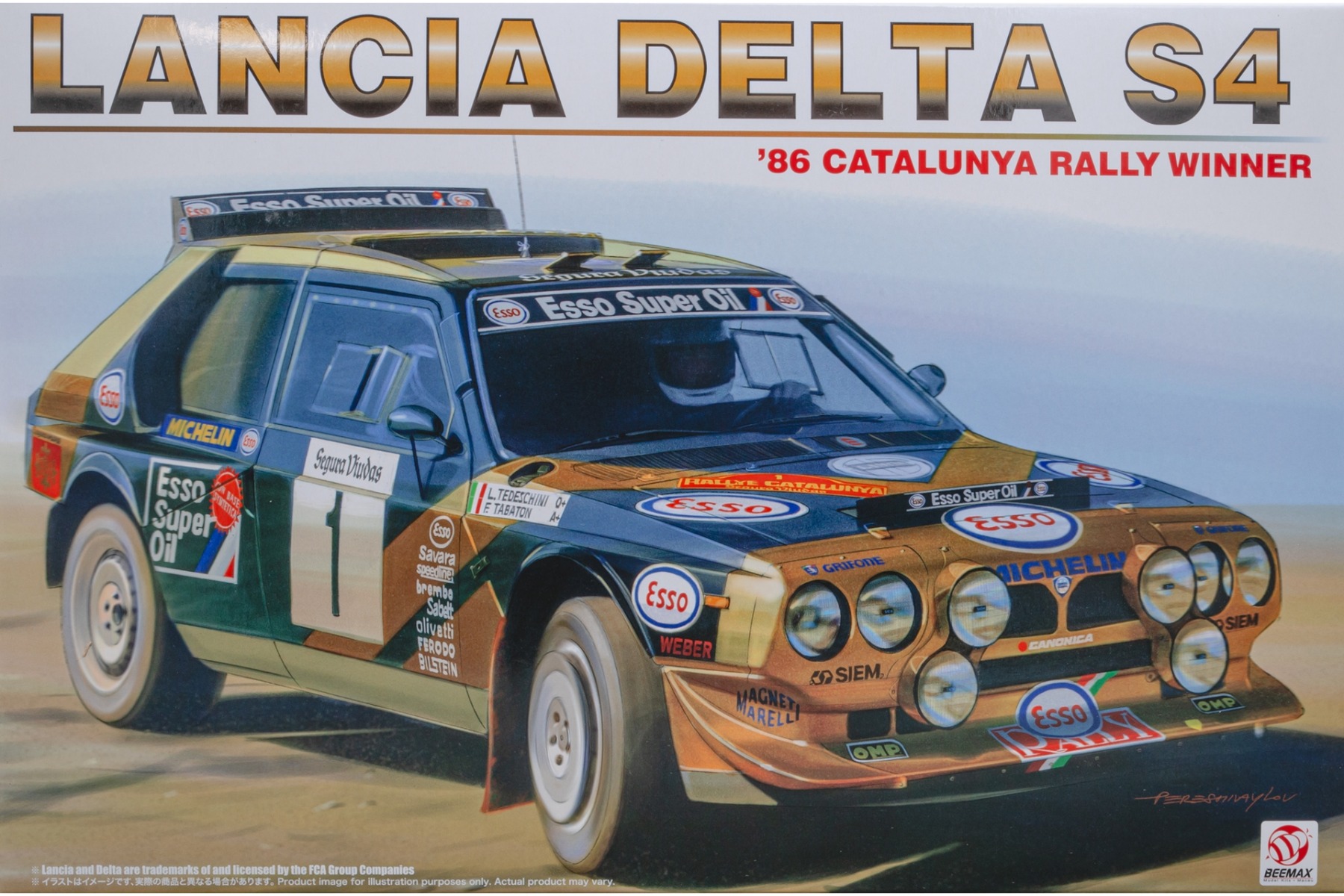 Beemax BEEB24034 Lancia Delta S4 1986 Catalonia Rally Winner, model kit