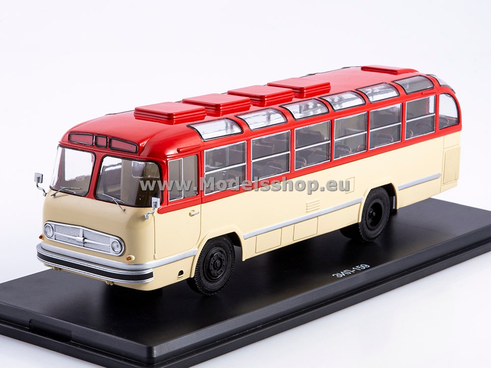 ModelPro 0210MP ZIL-159 bus /beige - red/