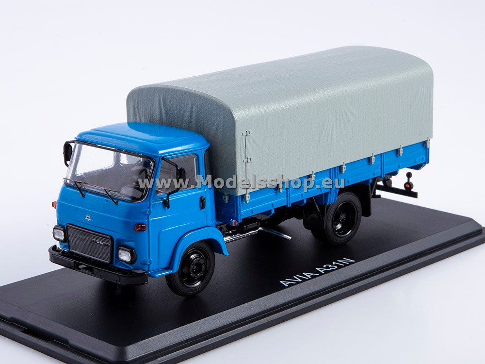 SSM1497 Avia A31N flatbed with tent /blue-grey/
