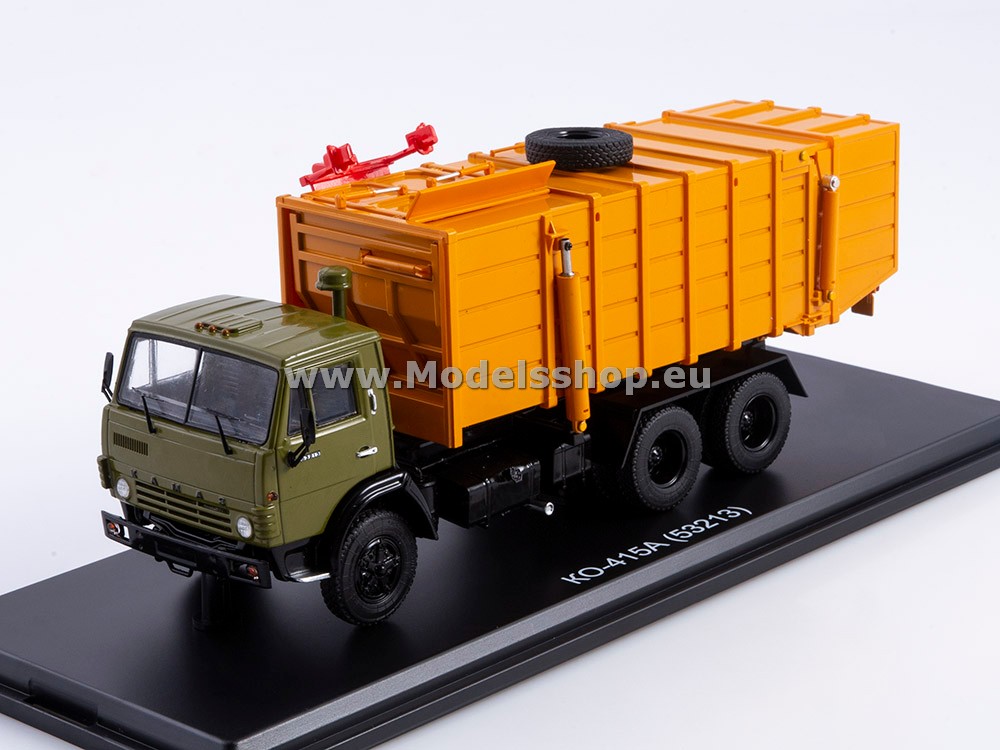 SSM1506 Garbage truck KO-415A (Kamaz-53213) /khaki-orange/