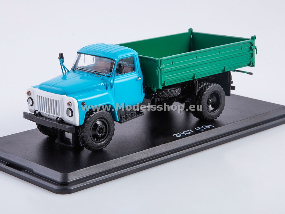 SSM1494 SAZ-3507 (GAZ-53) agriclutural dump truck /blue-green/